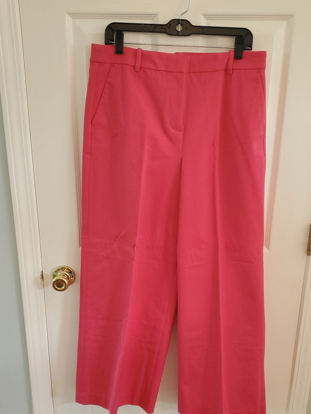 J Crew Wide-Leg High-Rise Pink Women's Trousers